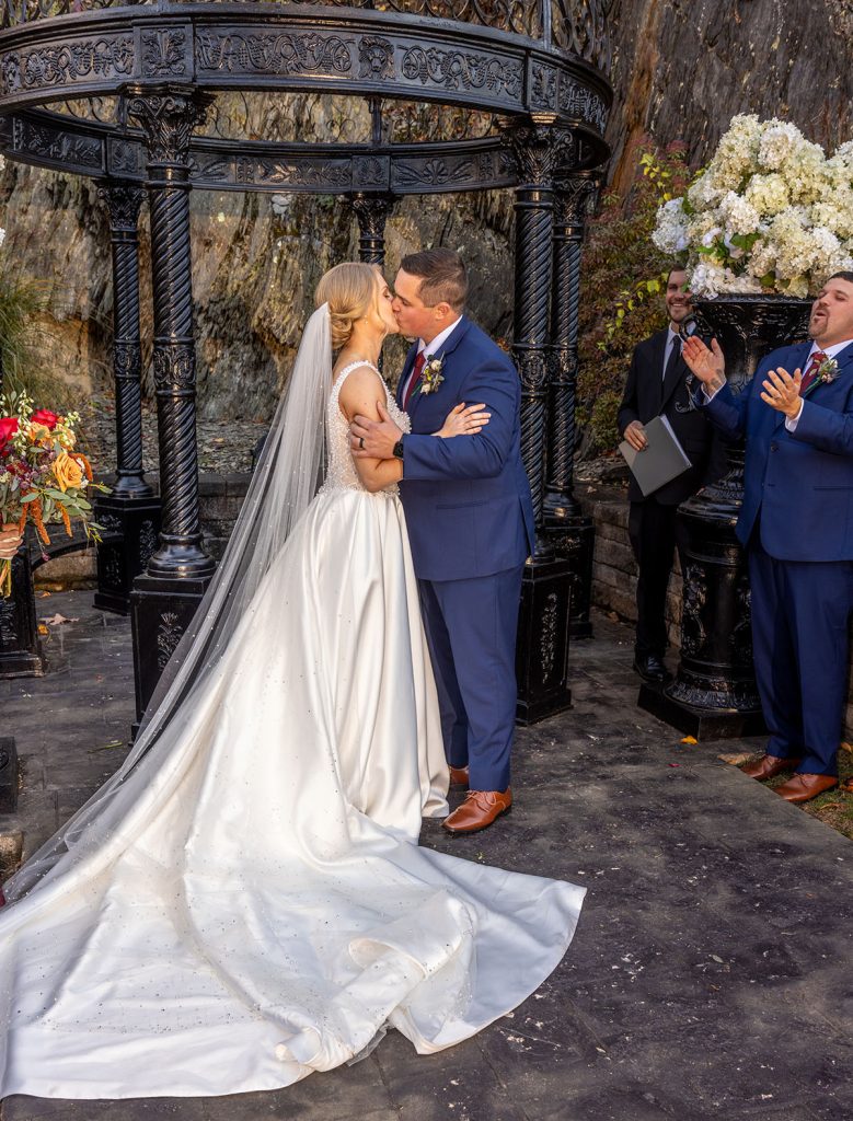 First kiss NEPA Wedding Stroudsmoor compare to video