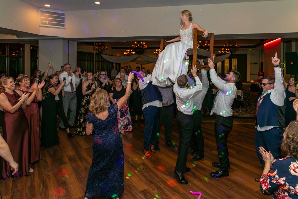 NEPA Wedding Reception candid moment Stroudsmoor